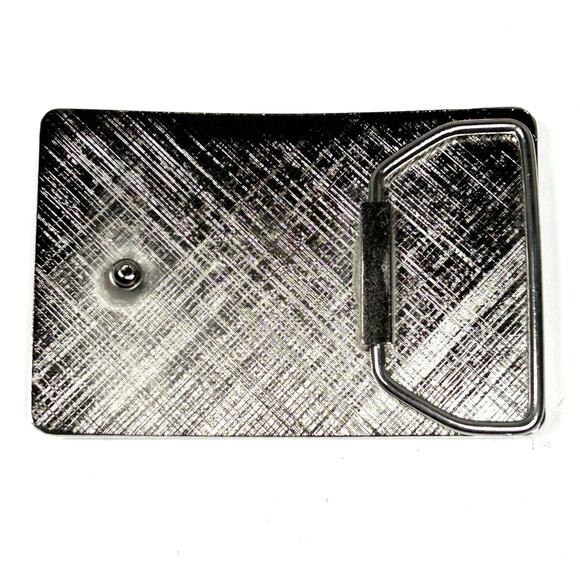 Vintage Thunderbird Eagle Belt Buckle Silvertone Southwestern 3"x2" - Picture 2 of 2